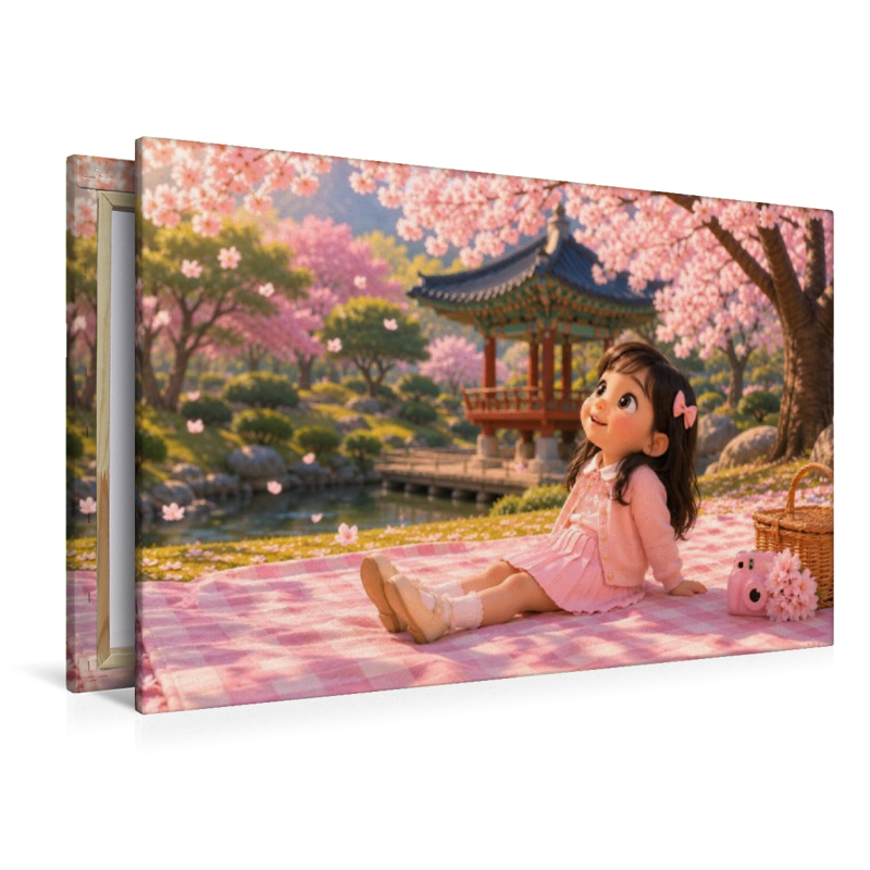 Kirschblüten Picknick in Seoul