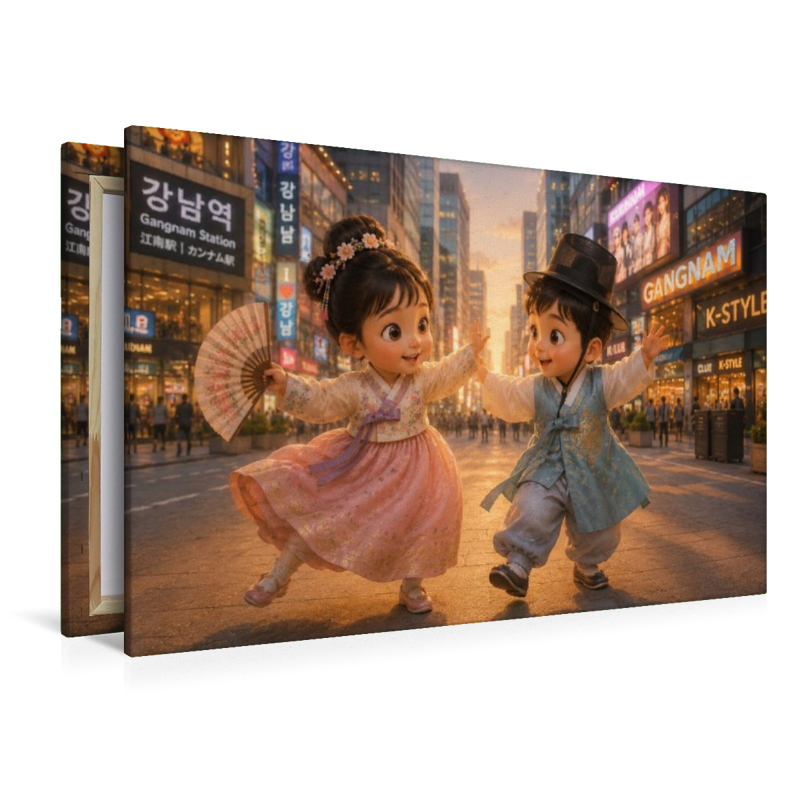 Tanz der Lichter in Gangnam