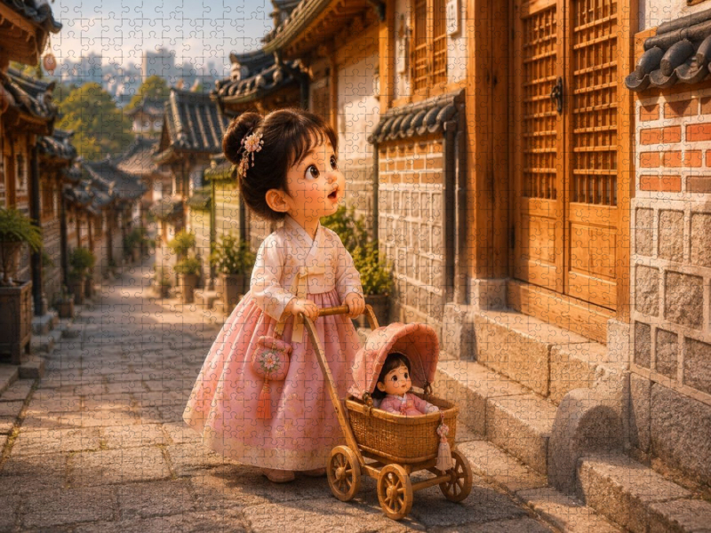 Im Hanok Dorf Bukchon
