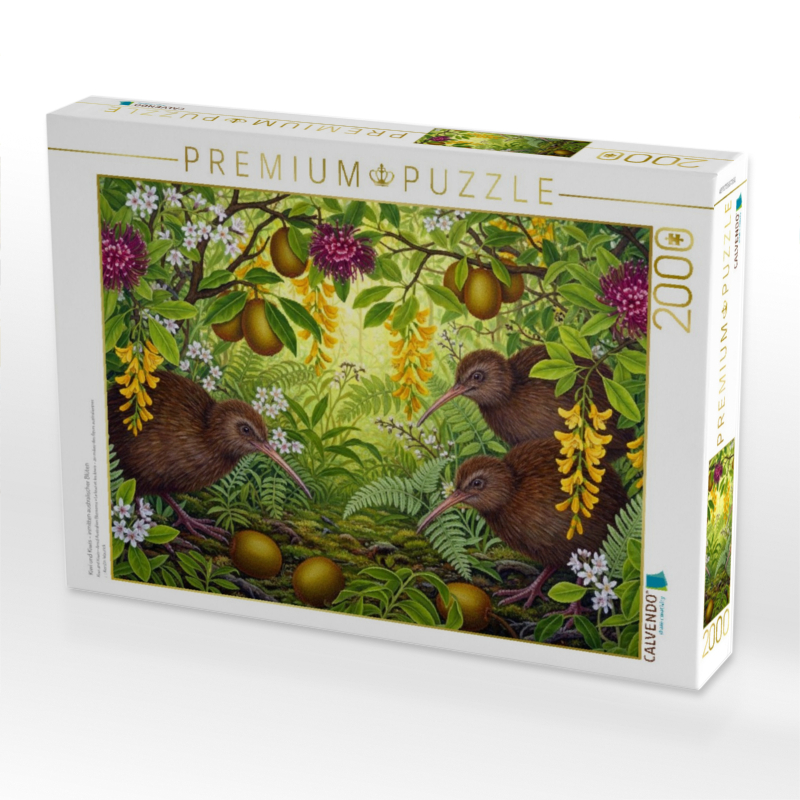 Kiwi und Kiwis - inmitten australischer Blüten