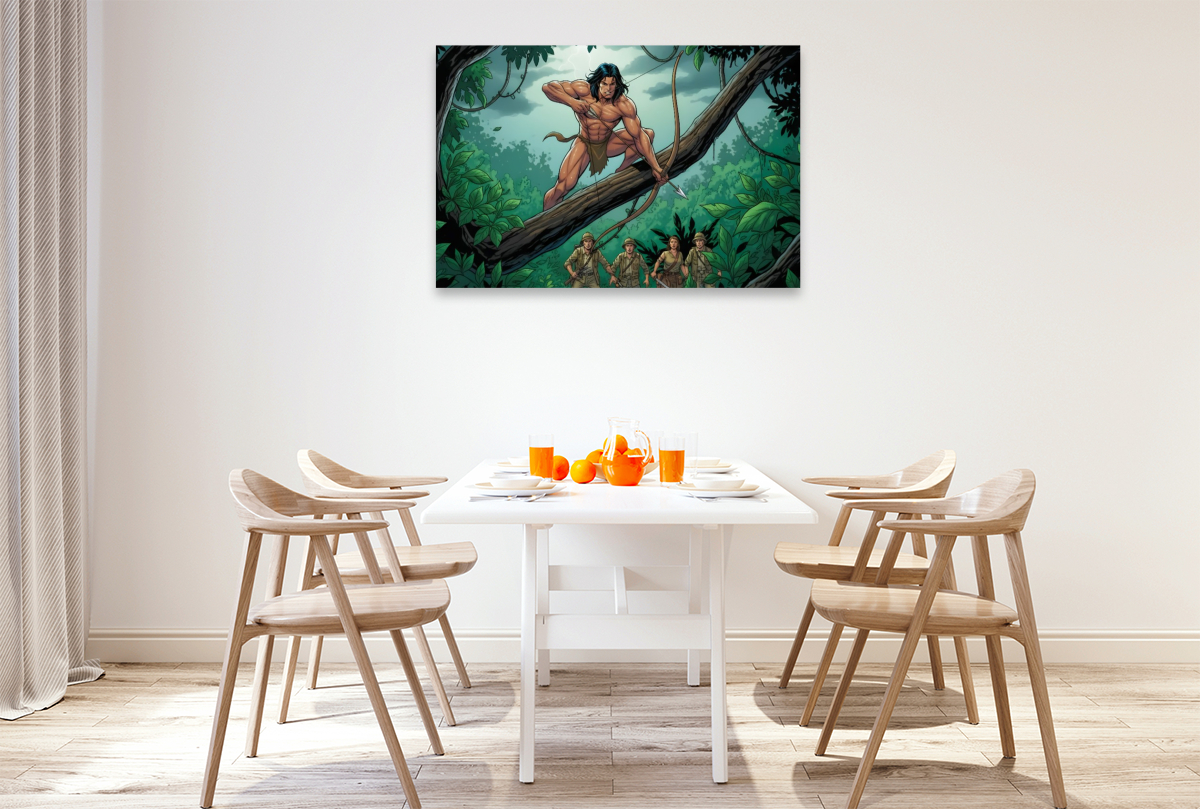 Tarzan verteidigt sein Reich gegen Eindringlinge