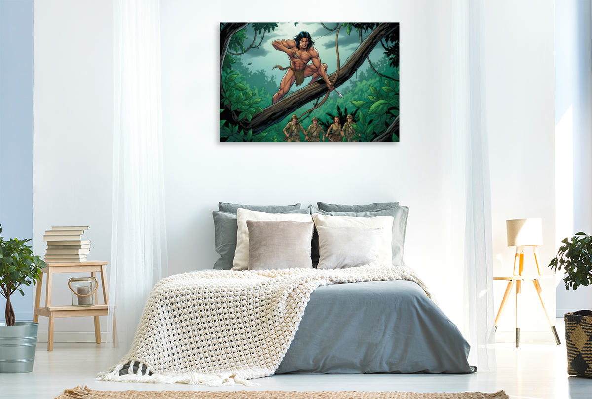 Tarzan verteidigt sein Reich gegen Eindringlinge