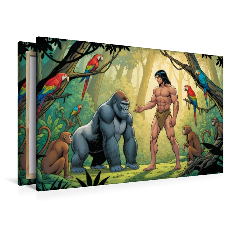 Tarzan wächst unter wilden Affen auf