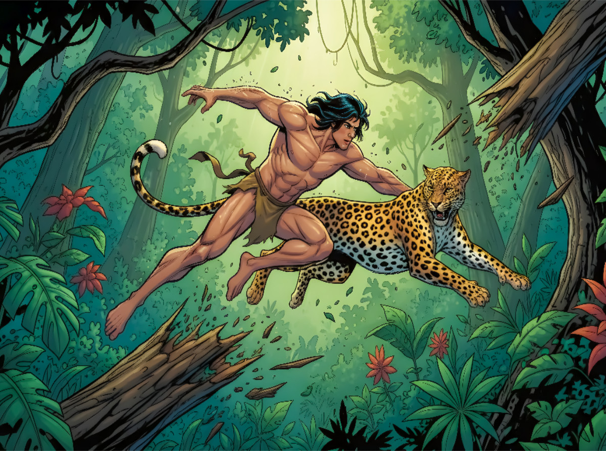 Ein Motiv aus dem Kalender Tarzan – Legende des Dschungels