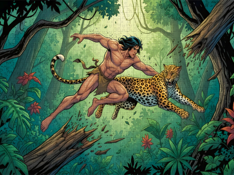 Ein Motiv aus dem Kalender Tarzan – Legende des Dschungels