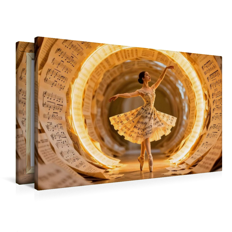 Ballerina im Notentunnel - Der erste Klang