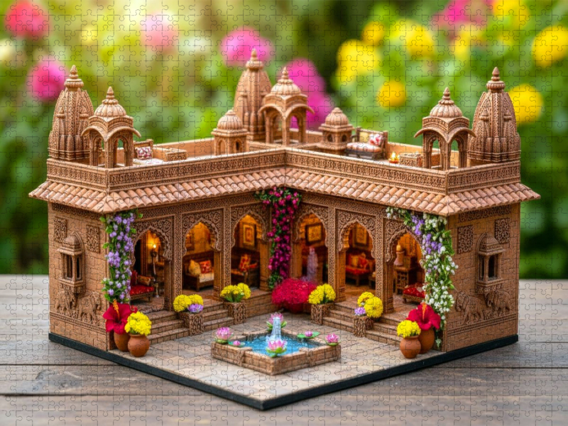 Indien - Palast im Miniatur Stil