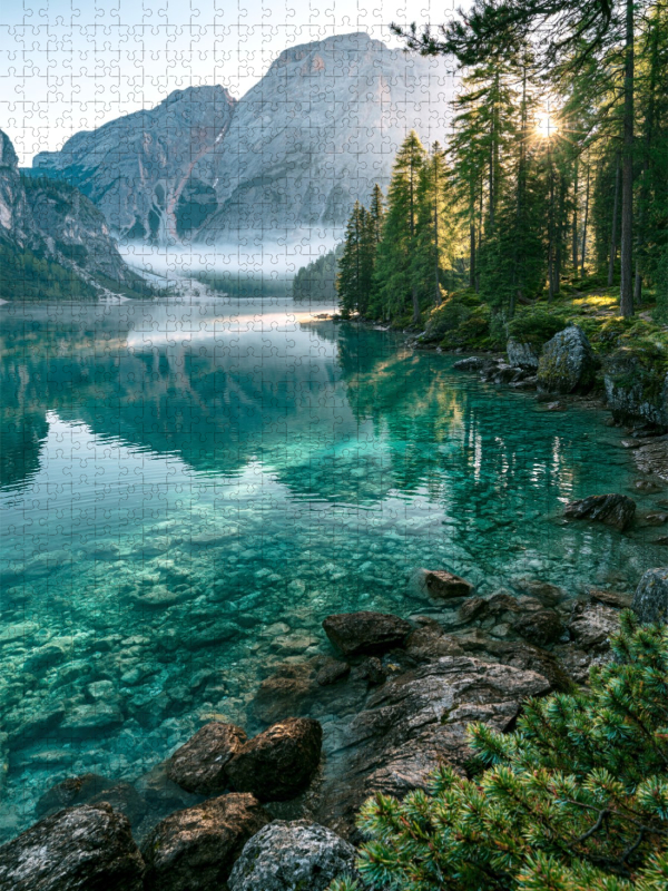 Pragser Wildsee, Italien – Sommer Sonnenlicht
