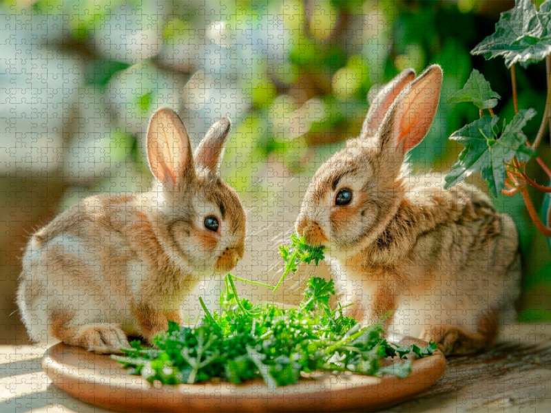 Frische Kräuter für kleine Langohren