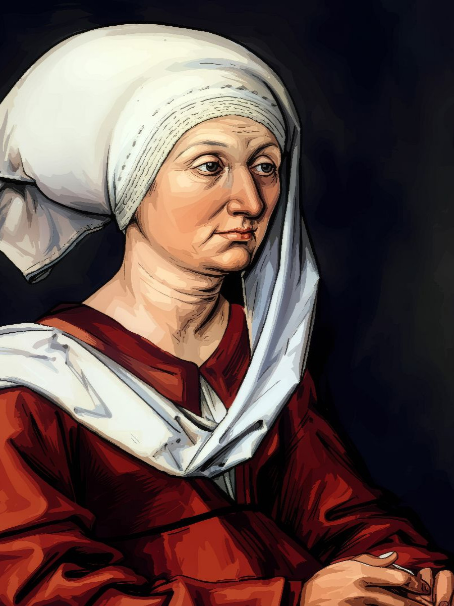 Barbara Dürer, geb. Holper (Original: 1490)