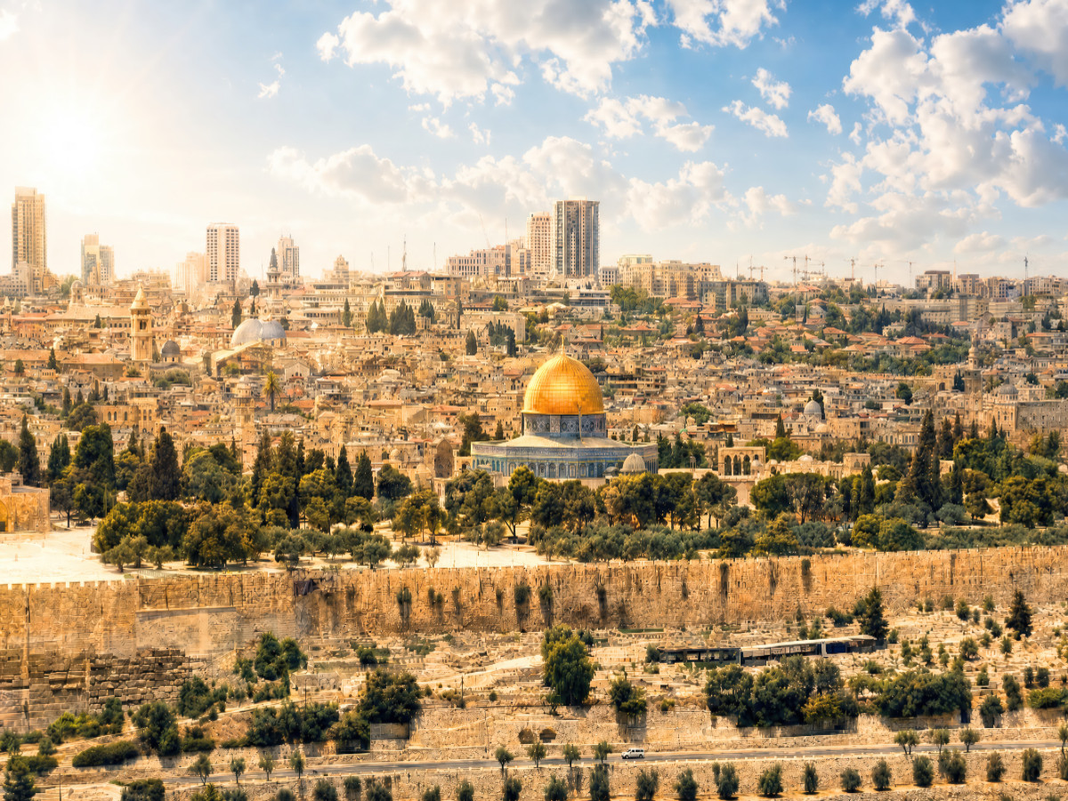 Jerusalem Blick vom Ölberg