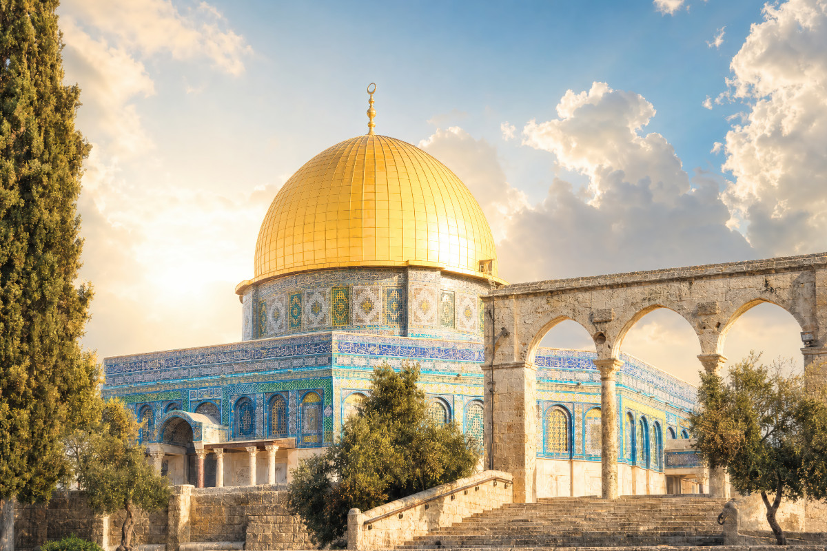 Jerusalem Tempelplatz mit Felsendom