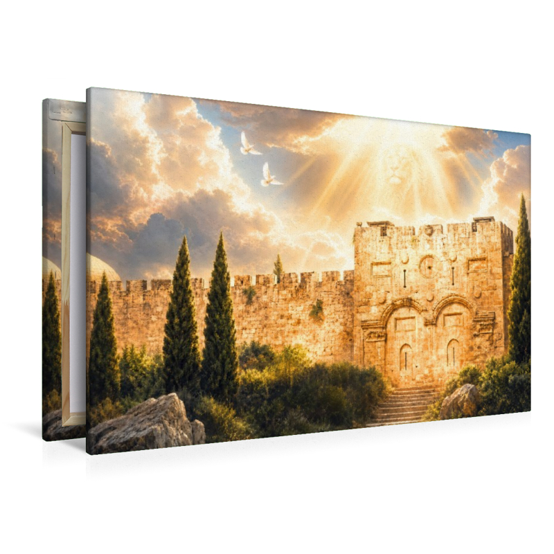 Jerusalem Goldenes Tor mit Löwe von Judah