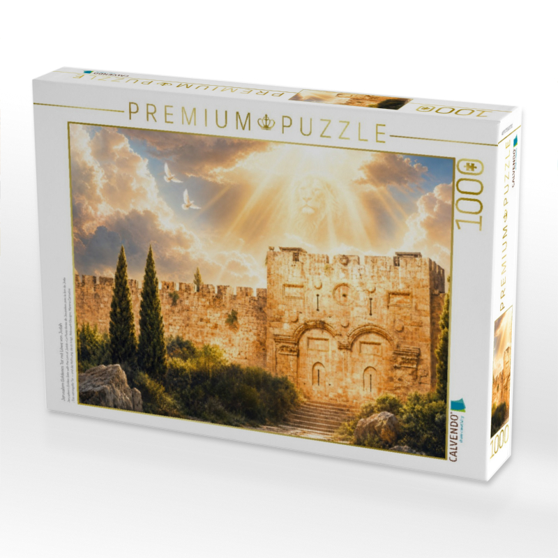 Jerusalem Goldenes Tor mit Löwe von Judah