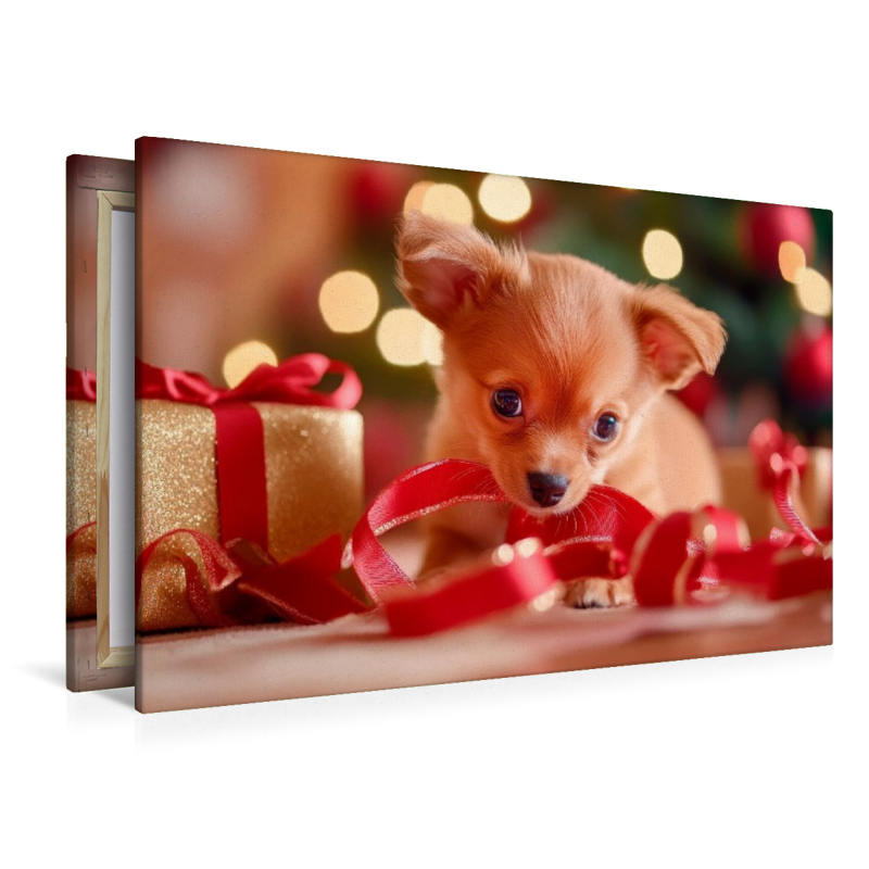 Weihnachtlicher Chihuahua Zauber auf vier Pfoten
