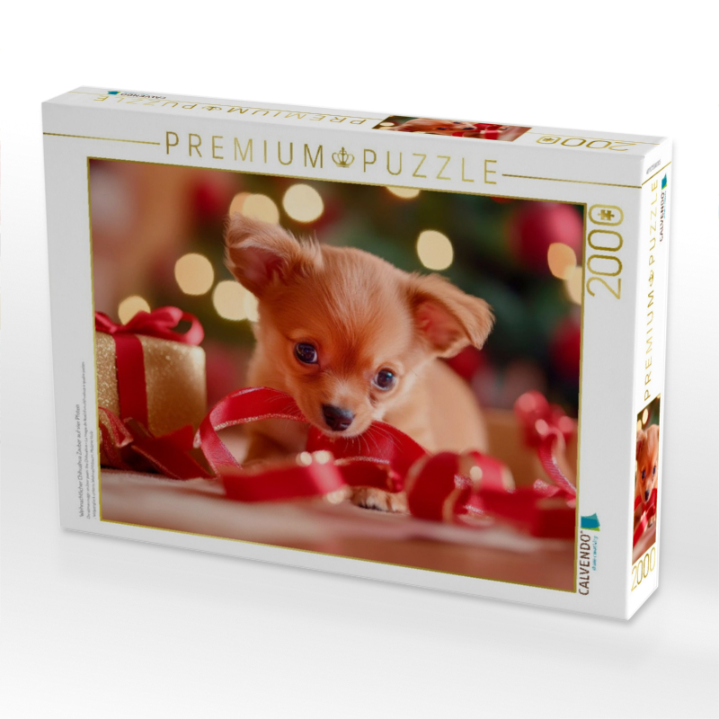 Weihnachtlicher Chihuahua Zauber auf vier Pfoten
