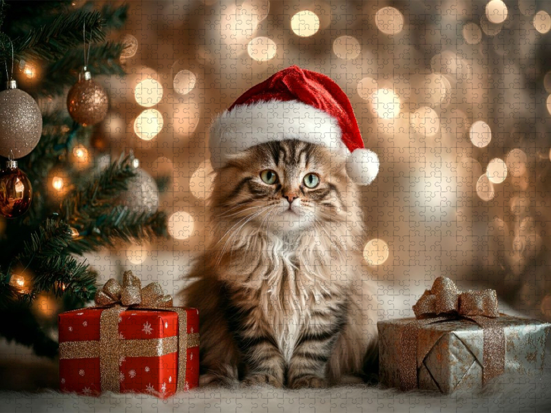 Weihnachtszauber auf Samtpfoten