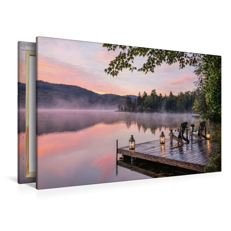 Am Wasser sitzen - Steg am See