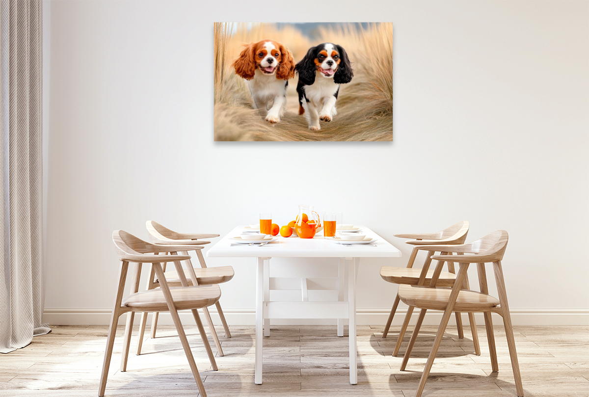 Cavalier King Charles Spaniel - Abenteuer im Dünengras