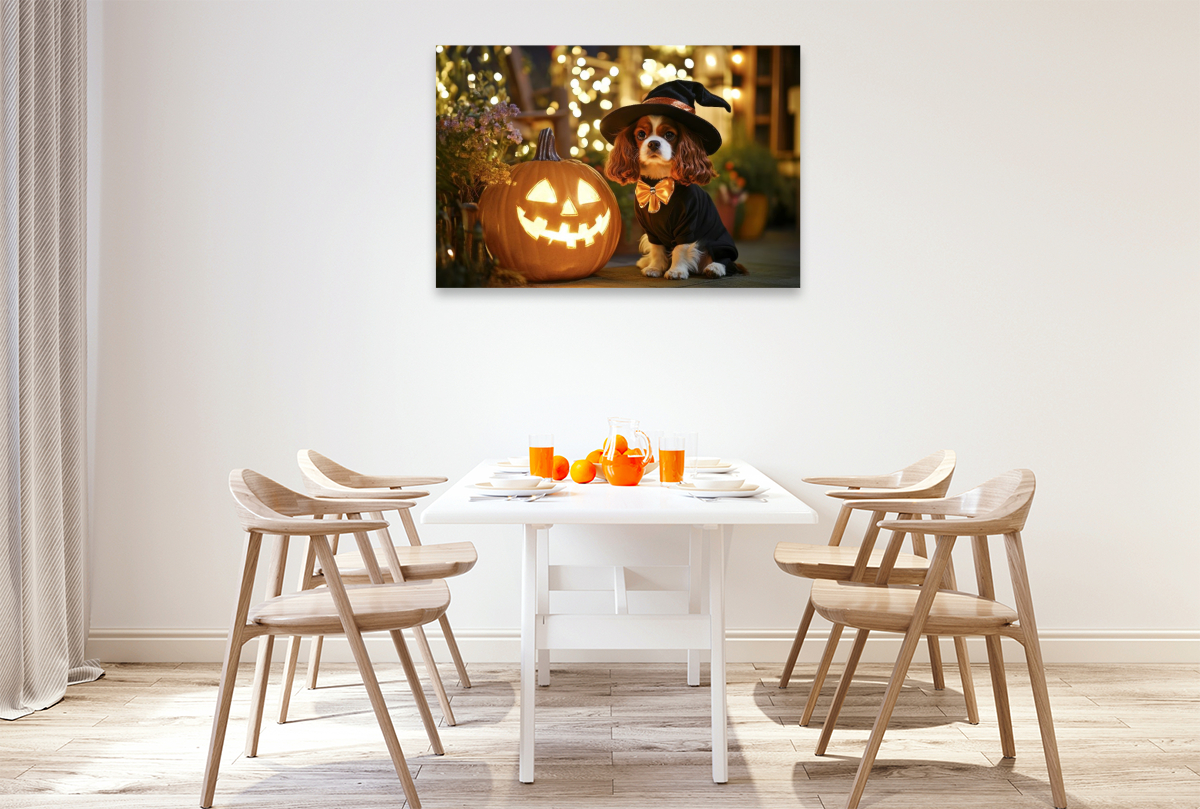 Cavalier King Charles Spaniel - Magisches Halloween