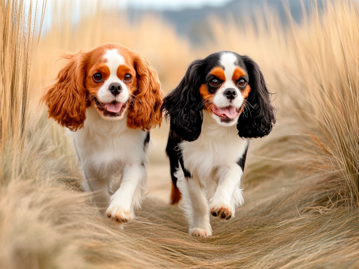 Cavalier King Charles Spaniel - Abenteuer im Dünengras