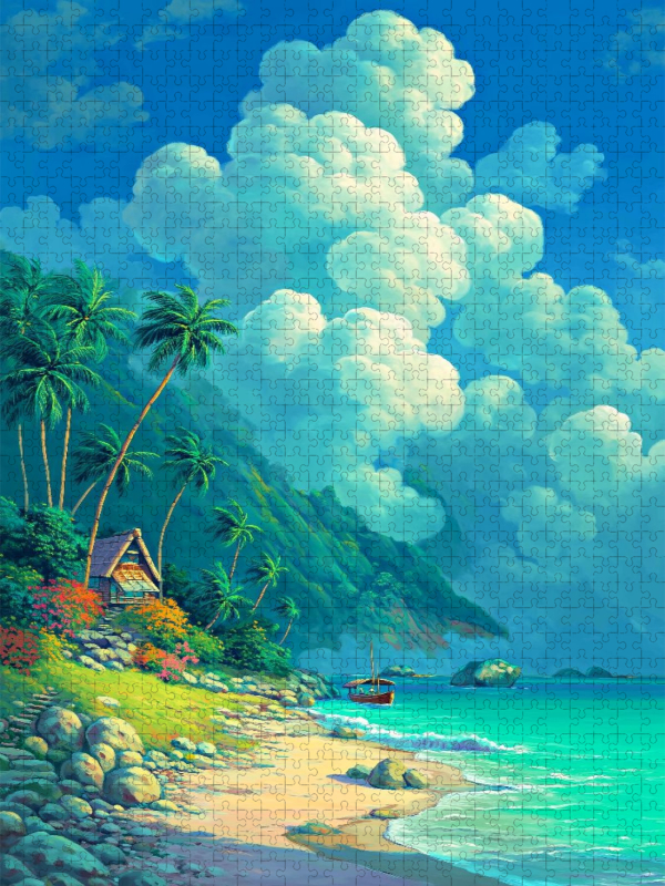 Strandhaus auf Okinawa