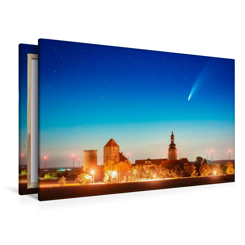 Burg Querfurt und Komet Neowise