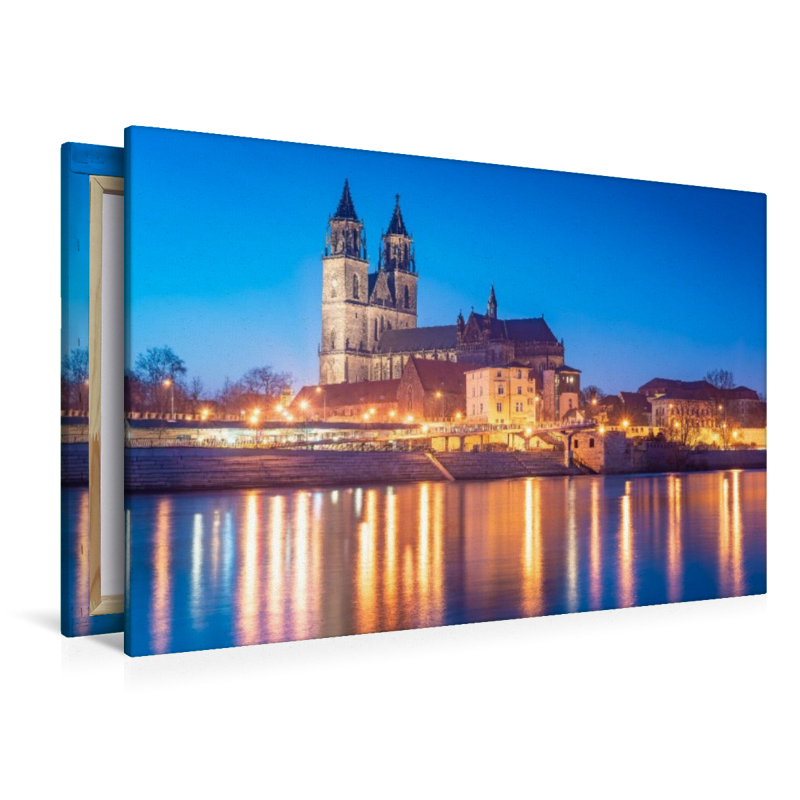 Magdeburger Dom am Abend
