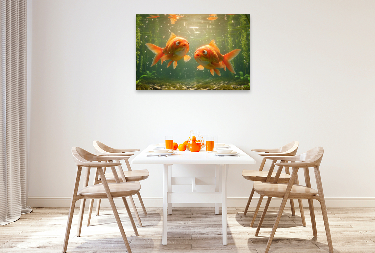 Goldfische im Gespräch
