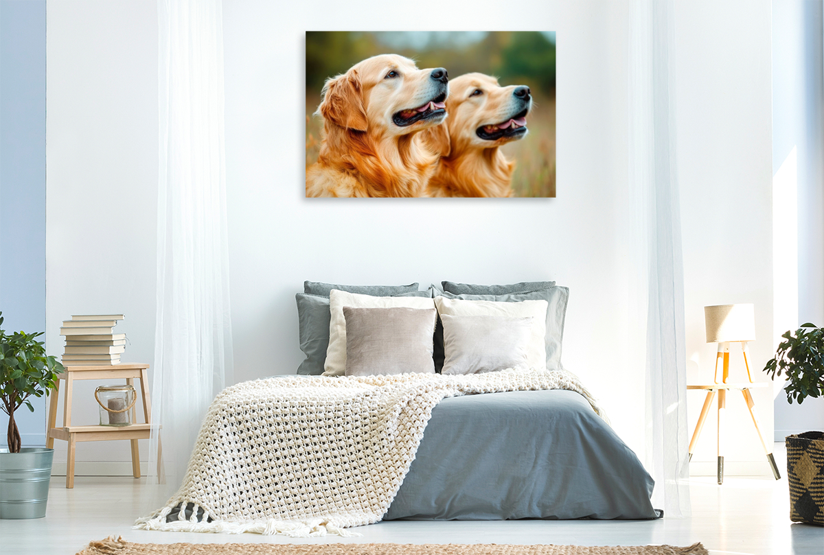 Golden Retriever Duo