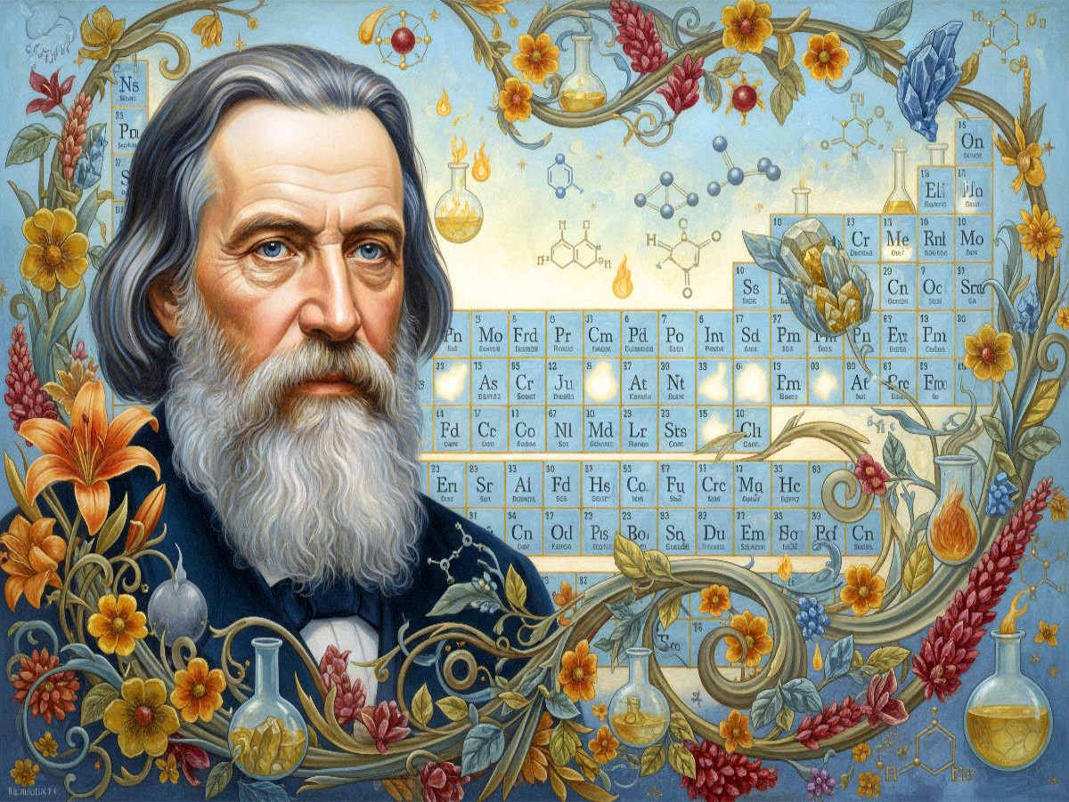Dmitri Mendeleev (1834–1907) - berühmter Chemiker