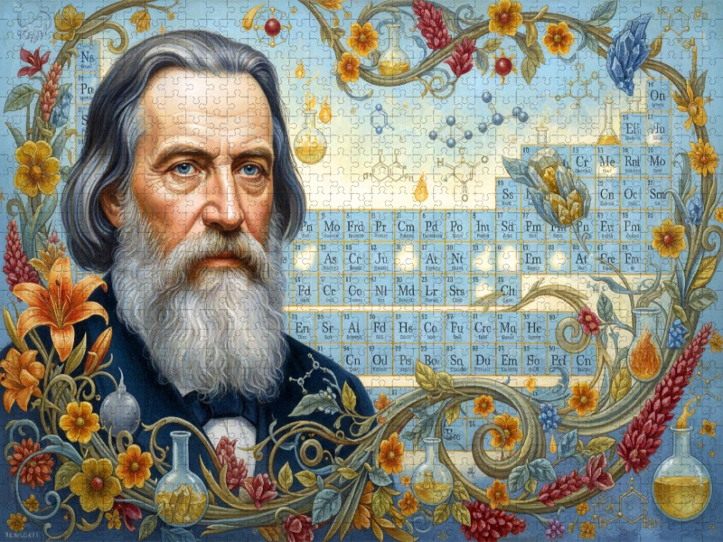Dmitri Mendeleev (1834–1907) - berühmter Chemiker