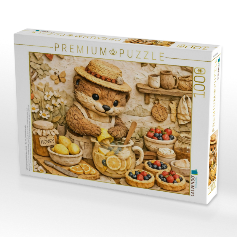 Wenn der Garten Früchte schenkt - Bär mit Zitronenlimonade