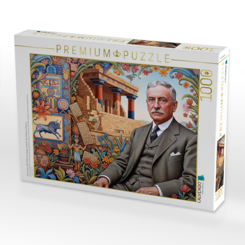 Arthur Evans (1851–1941), Archäologe, entdeckte den Palast von Knossos