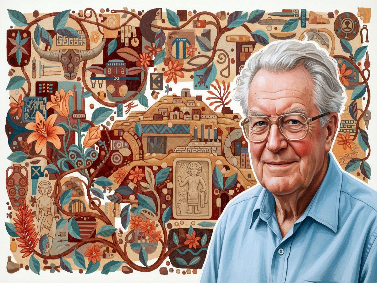 James Mellaart (1925–2012), Archäologe, entdeckte Çatalhöyük