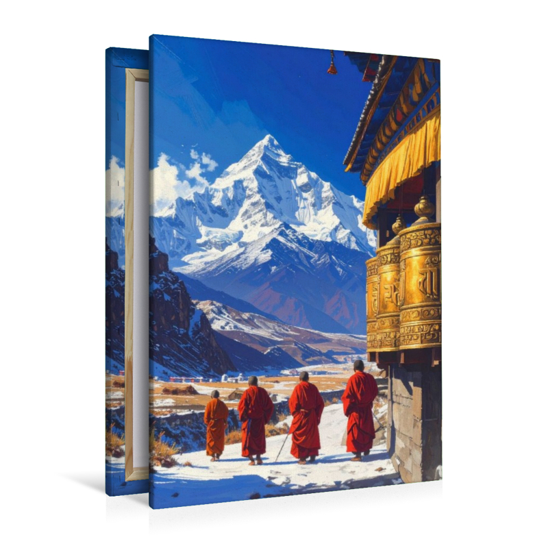 Der Weg der Gebetsmühlen - Mönche in Tibet