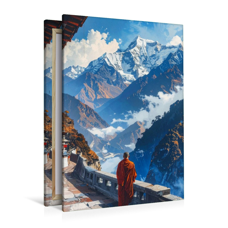 Pfad der Stille - Mönch in Tibet