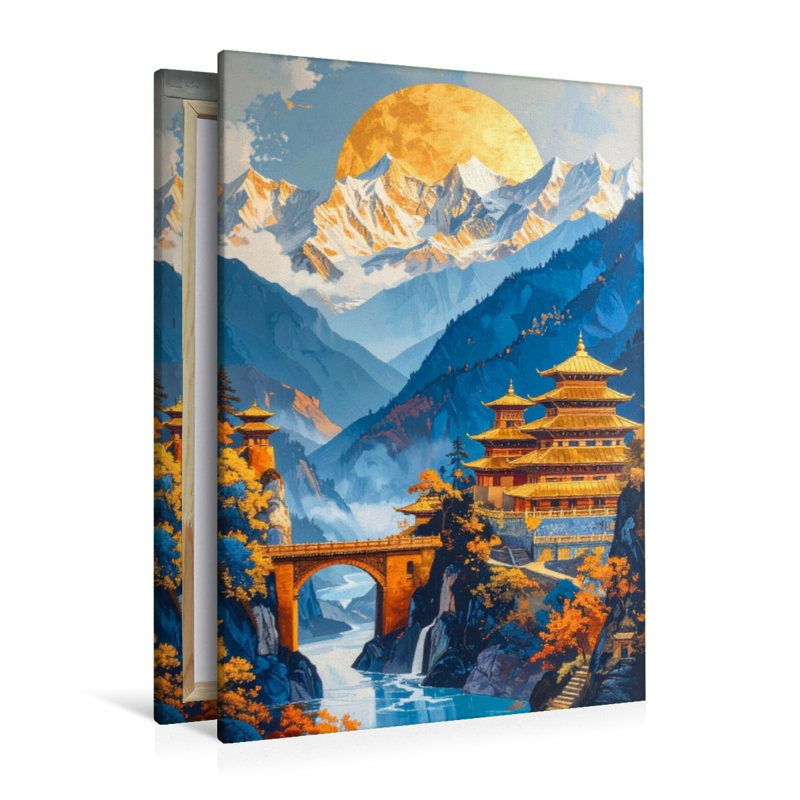 Weg durch die Berge - Buddhismus in Tibet