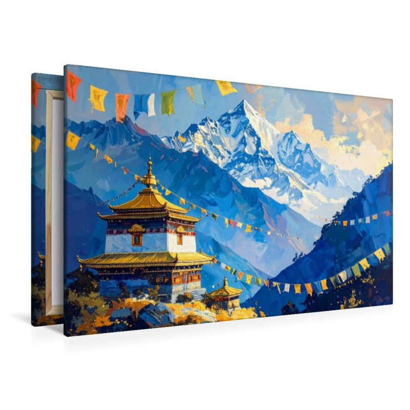 Himalaya und Buddhismus - Tibetische Gebetsfahnen
