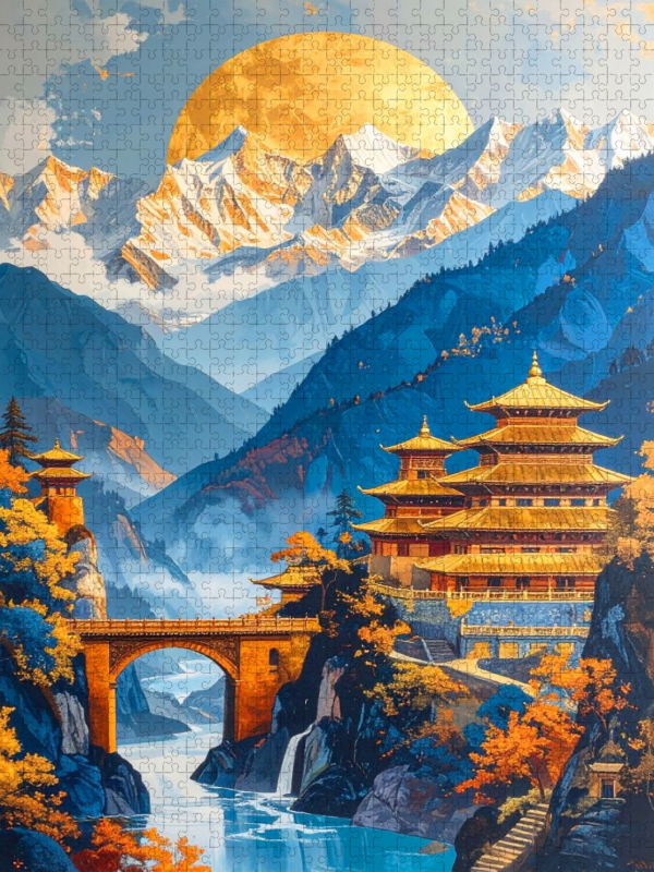 Weg durch die Berge - Buddhismus in Tibet