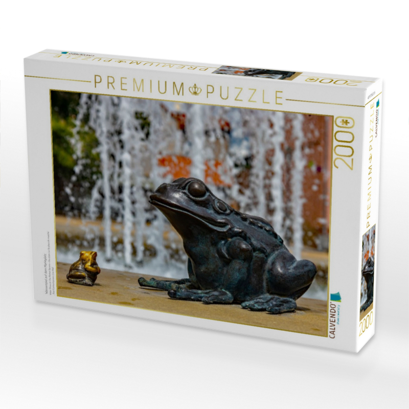 Wasserspiel auf dem Marktplatz