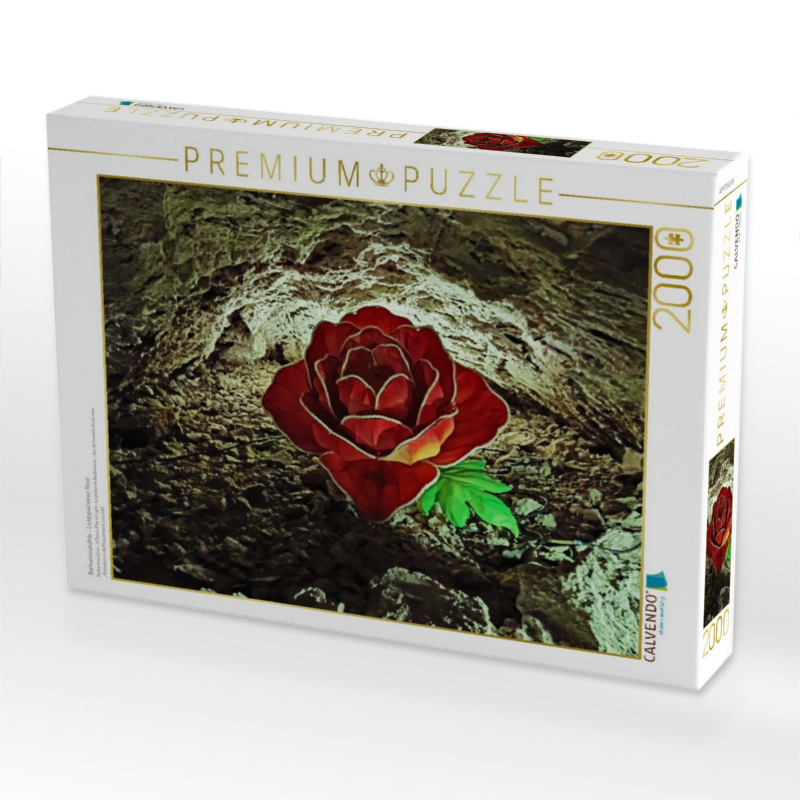 Barbarossahöhle - Lichtspiel einer Rose