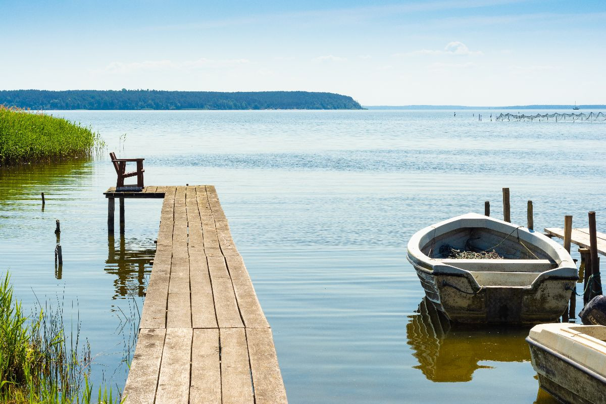 Steg am Achterwasser