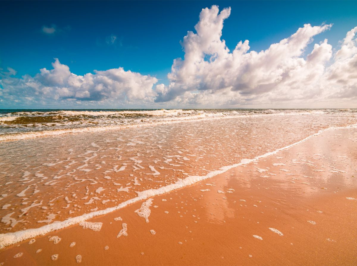 Strand im Sommer