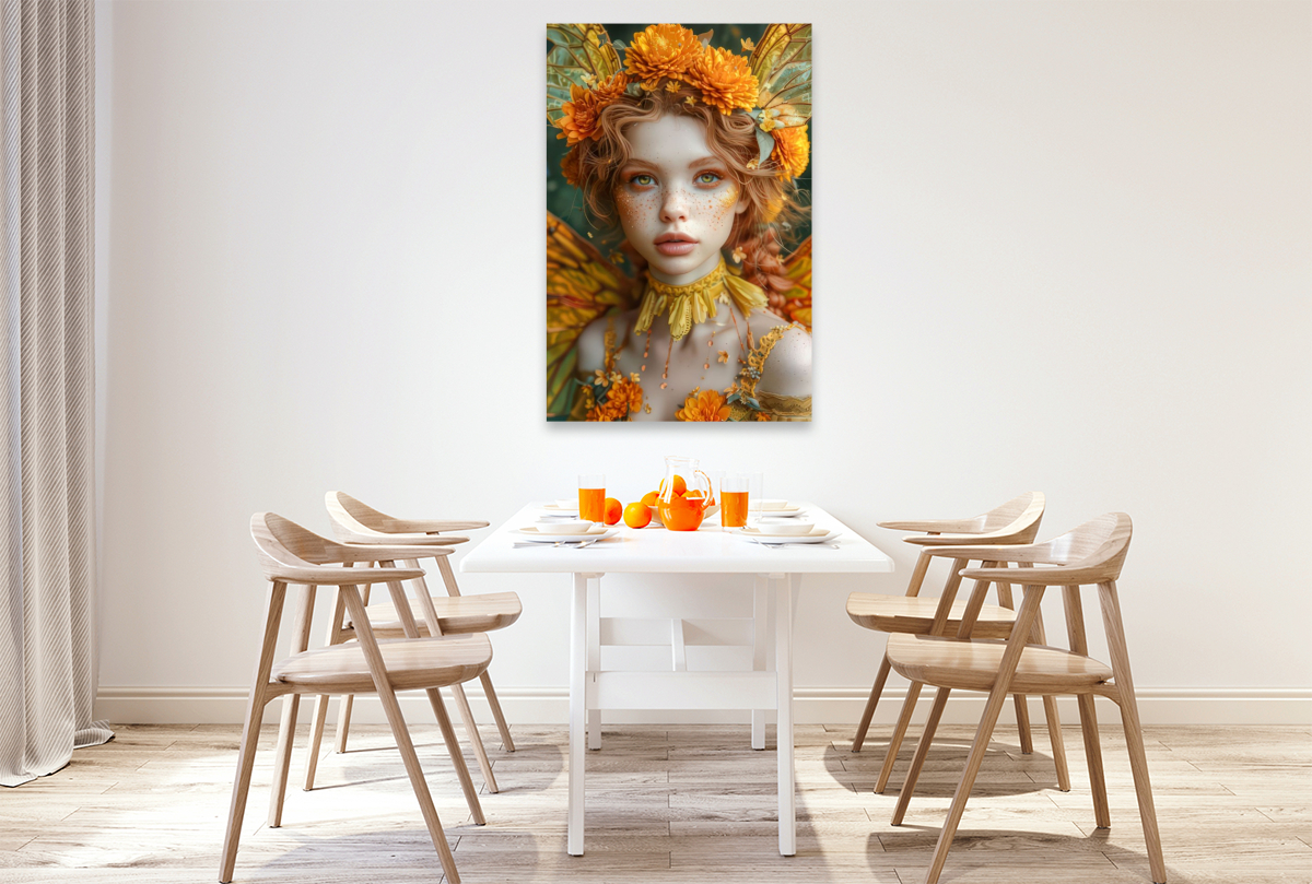 Fee der Chrysanthemen