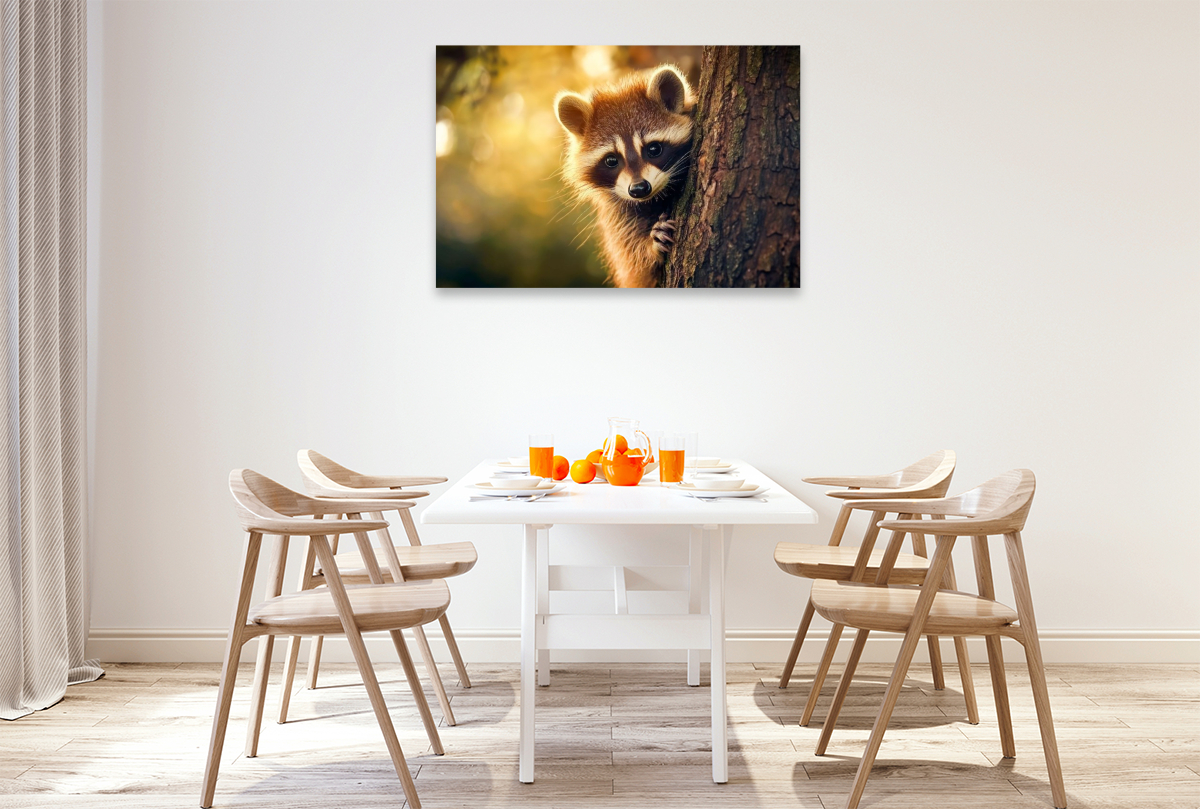 Waschbär - Neugieriger Besucher