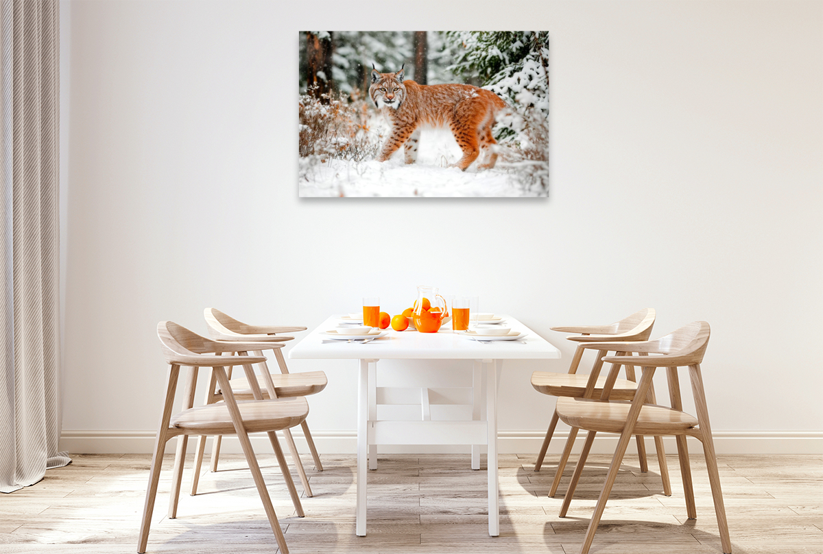 Luchs - Begegnung im Winterwald