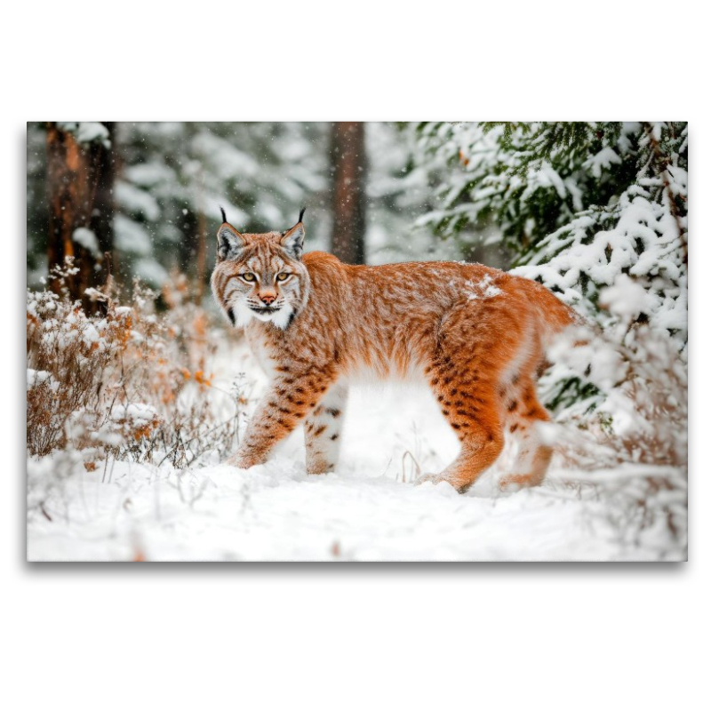 Luchs - Begegnung im Winterwald