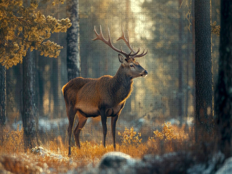 Hirsch - Majestät der Wildnis