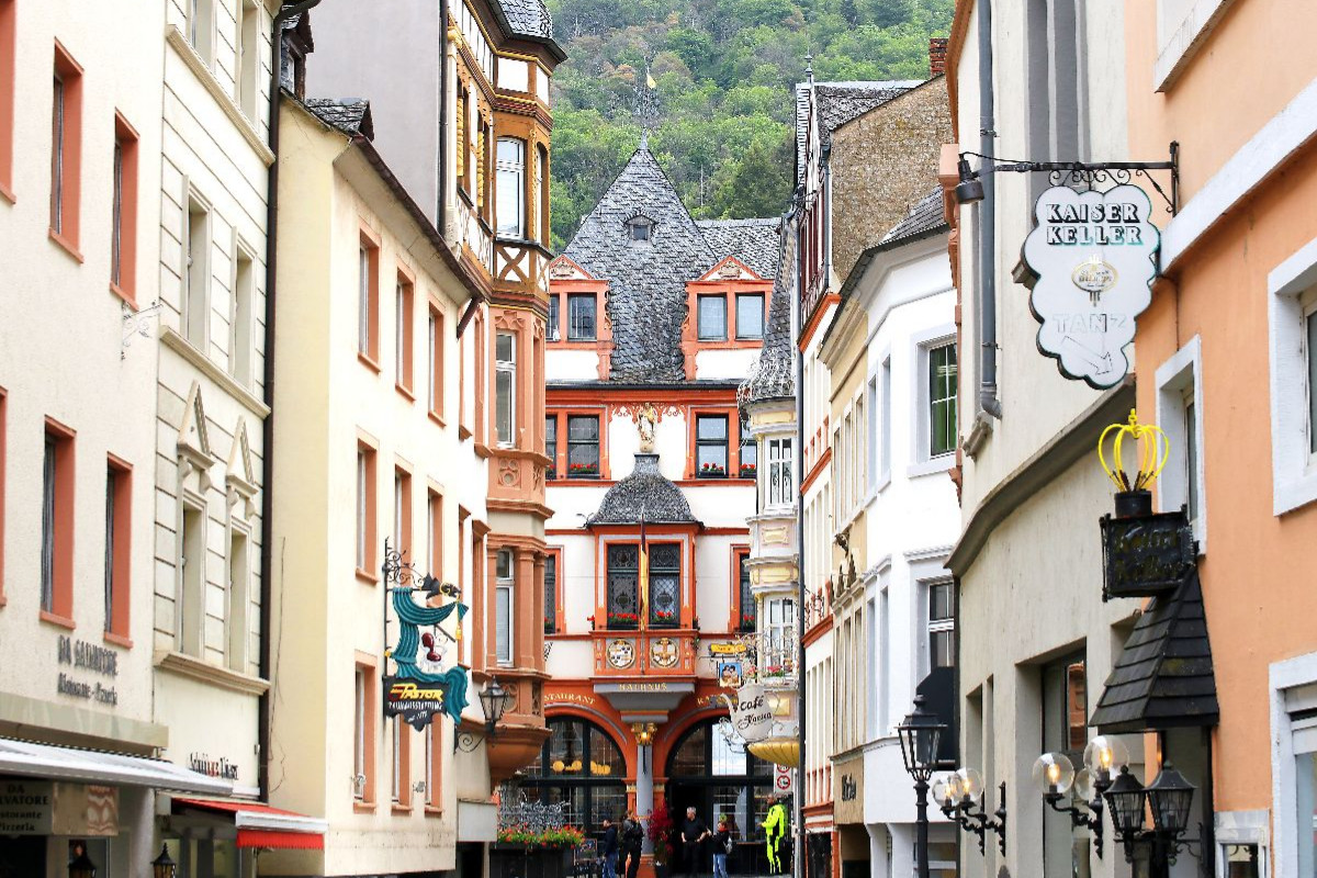 Weg zum ehemaligen Rathaus in Bernkastel-Kues